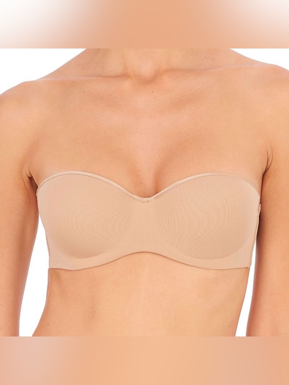 Natori Reflex Nude Strapless Bandeau Bra Molded | Size 34B